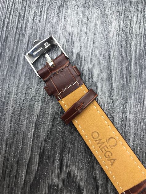 genuine omega leather watch straps